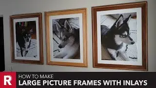 Large Picture Frames with Inlays