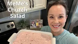 Making Meme's church salad reminds me of old pot luck lunch | Southern vintage recipes | Fluff salad