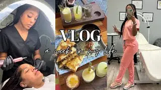 A WEEK IN MY LIFE ✨ | lip filler class 🫦 + celebrating wins 🥳 + mini try on haul 👚