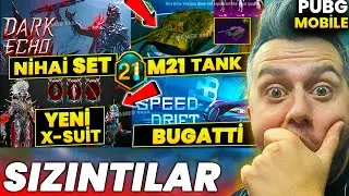 PUBG MOBİLE YENİ X-SUİT | M21 YENİ TANK ARAÇ-YENİ NİHAİ SET | BUGATTİ ARAÇ | RP SIZINTI |Pubg Mobile