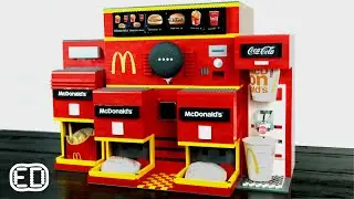 OK Google, One Cheeseburger | McDonald's LEGO Google Assistant Automated Vending Machine