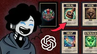 STEALING from myself in my own AI CARD GAME!!