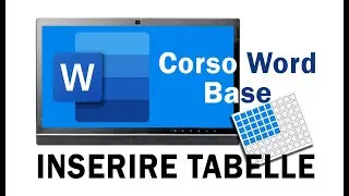 WORD for OFFICE Course: How to Insert TABLES into a Document #8