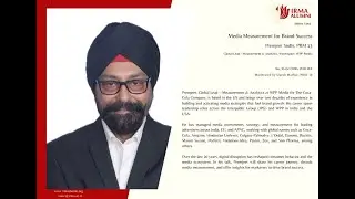 IRMAn Talks by Premjeet Sodhi, PRM 13: Media Measurement for Brand Success