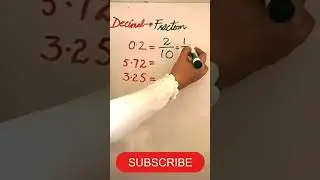 How to convert Decimals into Fractions | DeerMaths