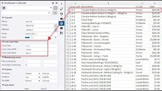 Tekcon Cost Code tool