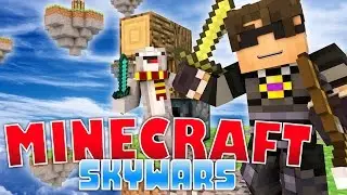 WE CAN'T STOP DYING! | Minecraft Mini-Game SKYWARS! /w Facecam