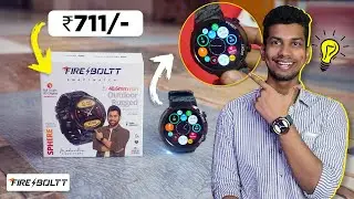 ₹711 - Best *RUGGED Smartwatch* with ROUND Display under ₹1000⚡️Fire-Boltt SPHERE Smartwatch Review!