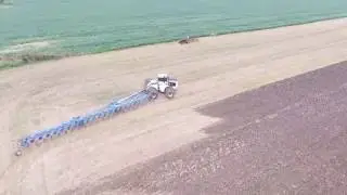 Big Bud Pulling HUGE 21 Bottom Plow!!!