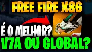 QUAL MELHOR FREE FIRE X86 V7A OU GLOBAL? ✅ CAPONE TV