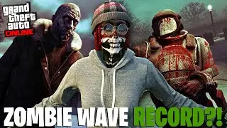 Making it to the HIGHEST WAVE possible North Yankton Zombie Survival in GTA ONLINE