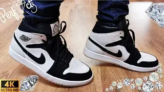Jordan 1 Mid Diamond Shorts / DETAIL​ &​ ON​ FEET​
