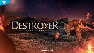 StreamSpell | Viking: Destroyer Stream Package │ Twitch Overlays for OBS Studio, Streamlabs