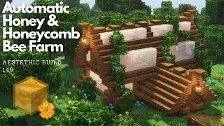 AUTOMATIC HONEY & HONEYCOMB BEE FARM | Minecraft Tutorial | Java 26.1