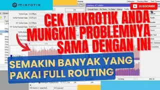 He uses 2 ISPs, separated Mikrotik Full Routing Traffic without Load Balance
