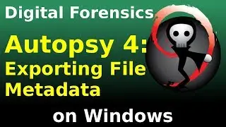 [How To] Autopsy 4: Exporting file metadata and Bodyfile creation