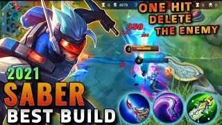 Saber Best Build 2021 | Top 1 Global Saber Build | Saber Build, Emblem, Spell & Gameplay - MLBB