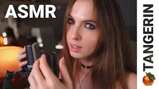 ASMR Gentle Nail Sounds, Mic Brushing & Eye Contact | Tangerin