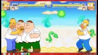 Mugen Homer and Peter vs Their Edited Versions