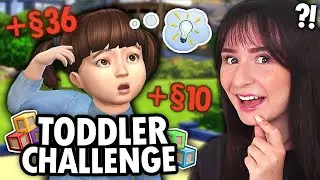 Can my TODDLER survive a Rags to Riches challenge in The Sims 4?