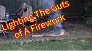 I Emptied Out A Firework And Lit What Was Inside! Watch What Happened!