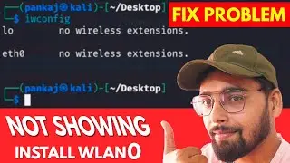 How to Install wlan0 in Kali Linux - Fix Not Showing Wlan0 ( Hindi Tutorial )