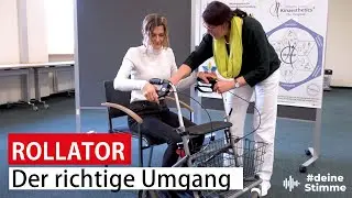 Anleitung zum leicht Aufstehen mit dem Rollator