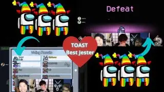 Toast outplays the whole Among Us lobby to prove why he is best Jester Feat.Dk, Sykkuno[Sykkuno POV]