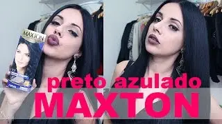 TESTANDO: PRETO AZULADO MAXTON