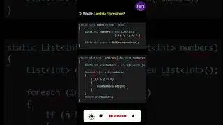 What is Lambda Expressions ?