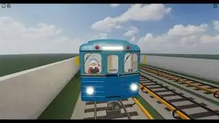 Поездка на Обкаточном составе в Roblox с подписчиком