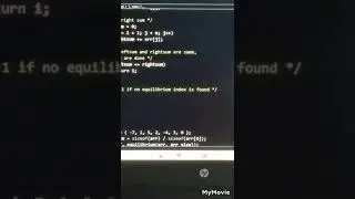 find equilibrium index of an array iN 🧲 PrOgRaMmInG 🇪🇪🇪🇨🇩🇪