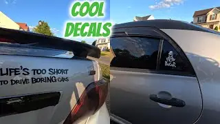 How To Install or Apply Decals on a Car #diy #decals #cardecals #youtube