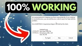 Error 0x80070522 Required Privilege is not Held by Client in Windows 11 RESOLVED
