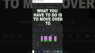 How to close gaps in premiere pro Timeline