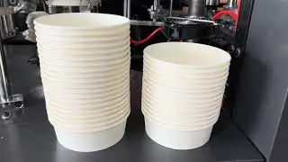 small paper bowl machine one time forming salad round container machine