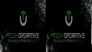3D Tech Operative Graphic Design Website Header