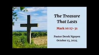 ALC Sunday Sermon 2024/10/13