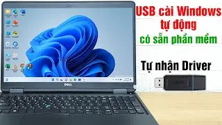 Bán USB cài Windows 11 tự động có sẵn phần mềm Office tự nhận Driver