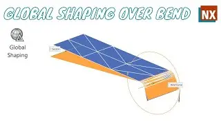Global Shape By Over Bend  | NX Global Shaping | Siemens NX | Studio Surface |