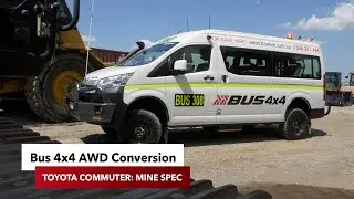 Bus 4x4 Conversion of Toyota Commuter with Mine Specifications