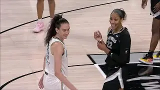 A'ja Wilson & Breanna Stewart Mic'd Up Moments During Las Vegas Aces vs New York Liberty | WNBA