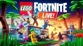 First Time Playing LEGO Fortnite LIVE! | Join the Adventure