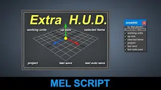 Extra HUD Toolbox for Maya