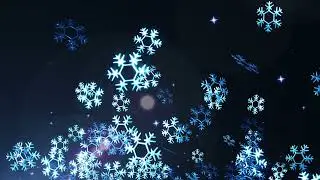 Build Up Snow Flakes Background (overlay)