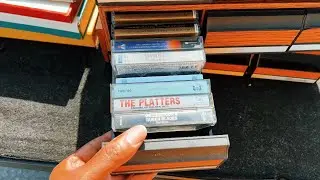 Crate Diggin for cassettes at the Thrift Store. #4