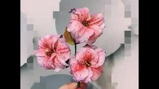 цветы из фоамирана!!Так просто и быстро я еще не делала !!!