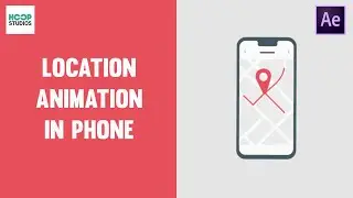 Location Animation in Phone  | After Effects Tutorial | Location Animation