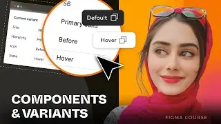MASTER Figma Components & Variants in 15 mints | Use Figma Variables Like a Pro ++ | Urdu/Hindi