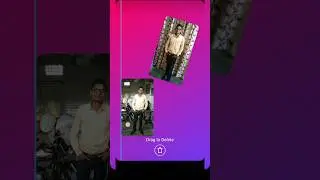 How to add multiple photos and change background in Instagram story 
